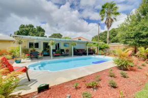 St Petersburg Home with Tropical Yard and Pool!